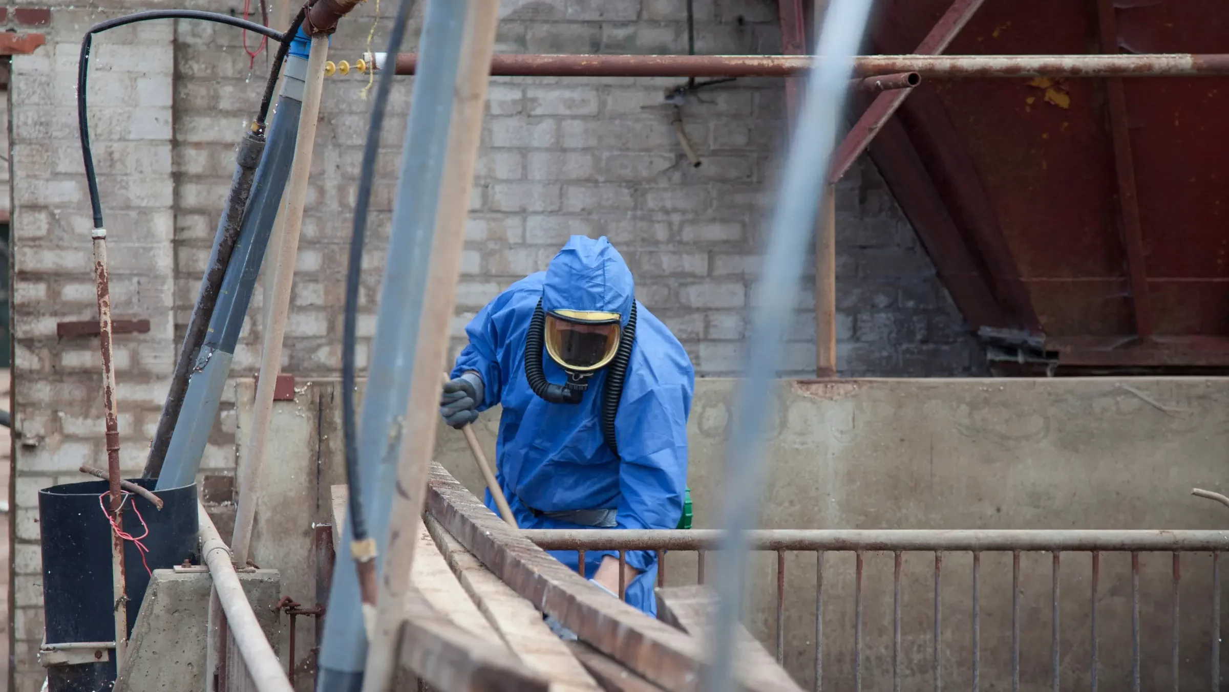 Désamiantage par professionnel