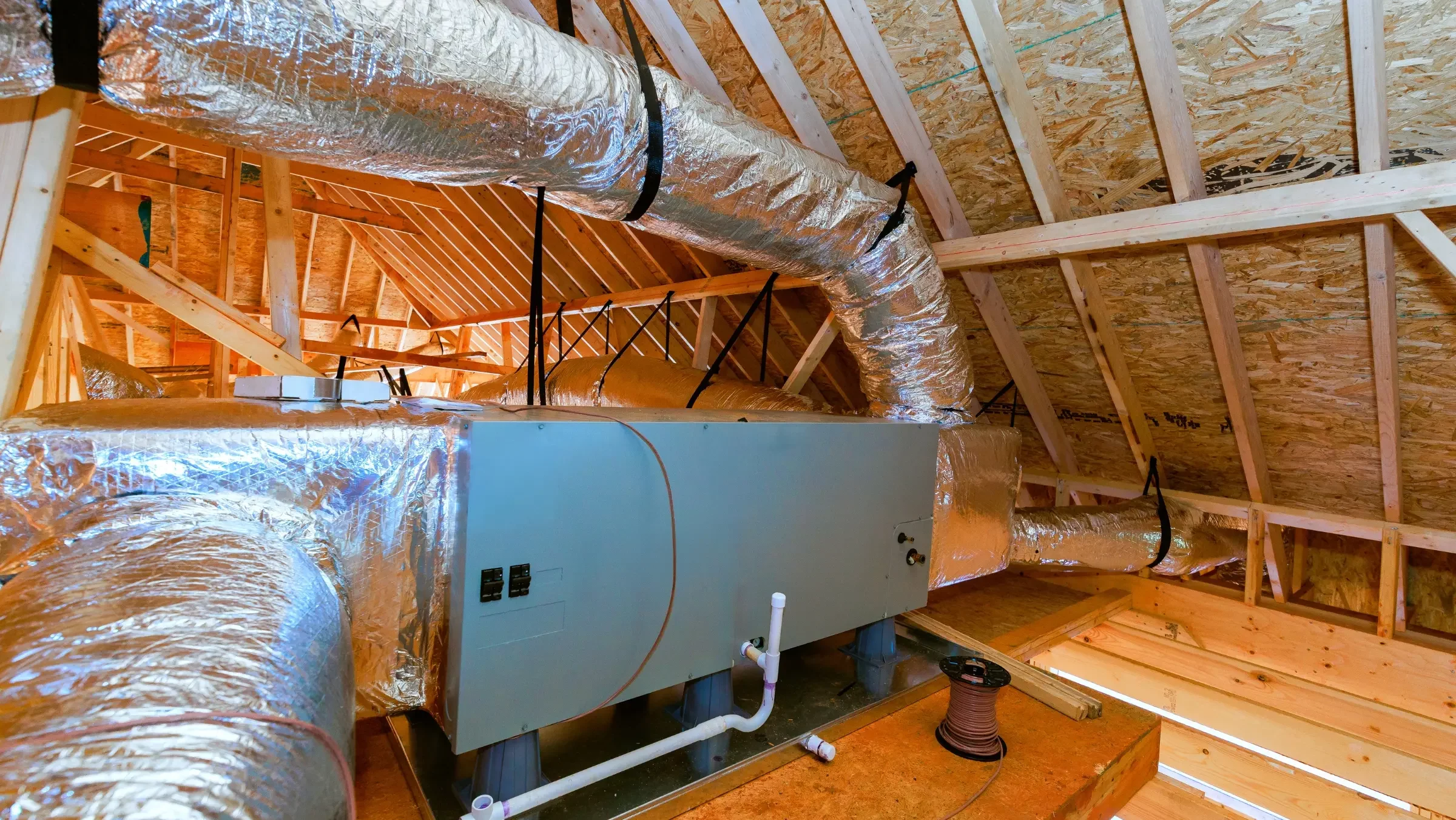 Ventilation de grenier dans une maison